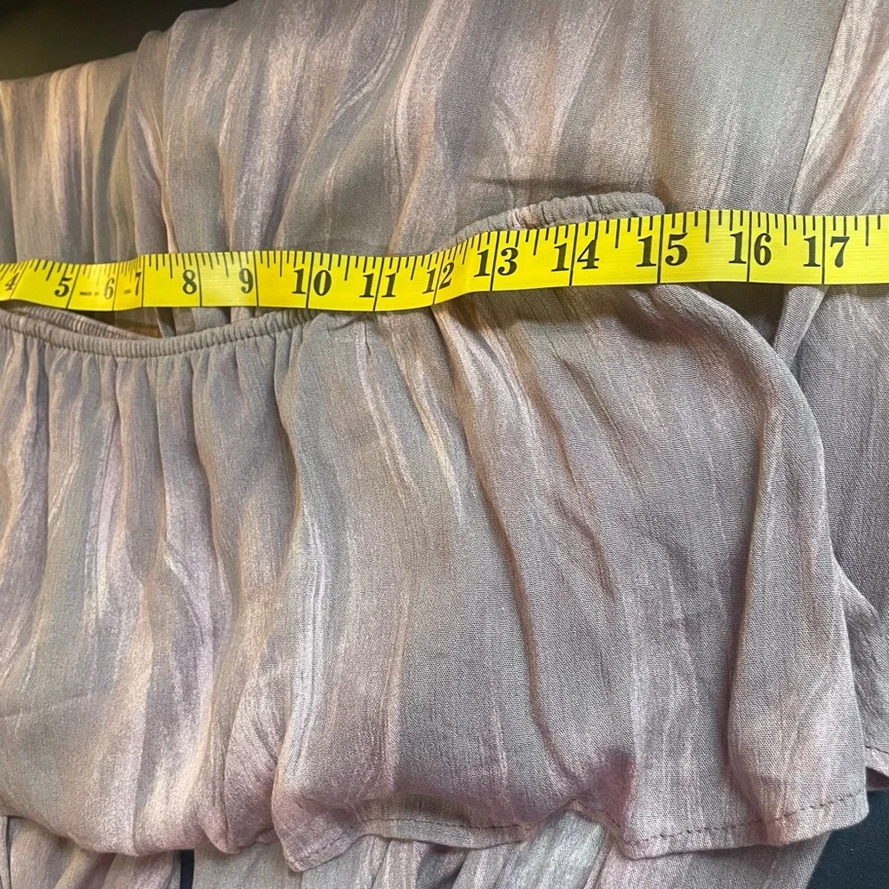 Mocha,Rose,Sleeveless,tube top onesie pant suit,jumpsuit,romper,small - Picture 10 of 13